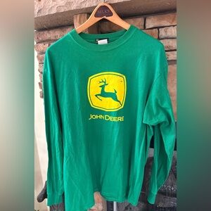 John Deere Long Sleeve Men’s Vintage Workwear Unisex 80s